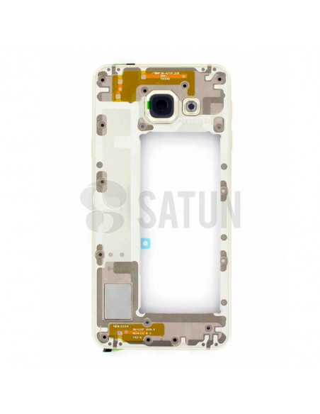 Carcasa intermedia Samsung  Galaxy A3 2016 blanco