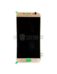 Pantalla Samsung Galaxy J7 2017 oro frontal. GH97-20736C