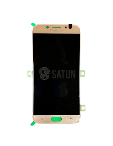 Pantalla Samsung Galaxy J7 2017 oro frontal. GH97-20736C