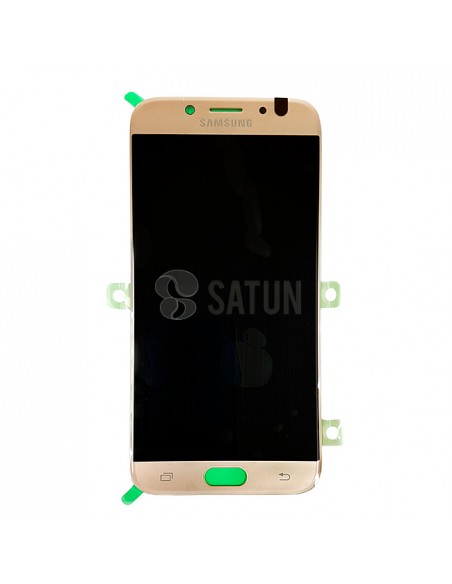 Pantalla Samsung Galaxy J7 2017 oro frontal. GH97-20736C