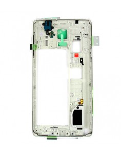 Carcasa intermedia Samsung Galaxy Note 4 blanco 2