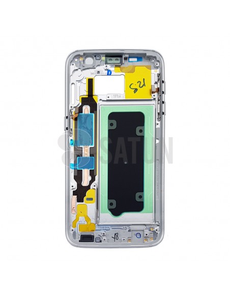 Carcasa intermedia Samsung Galaxy S7 plata