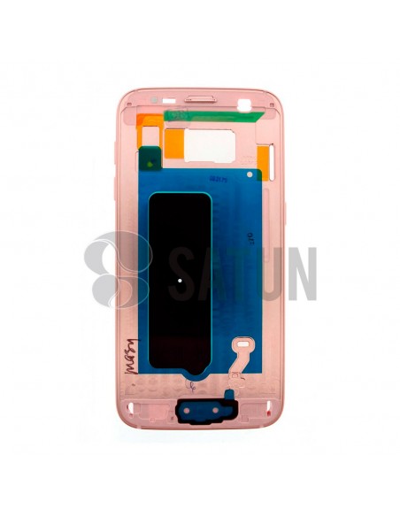 Carcasa intermedia Samsung Galaxy S7 rosa