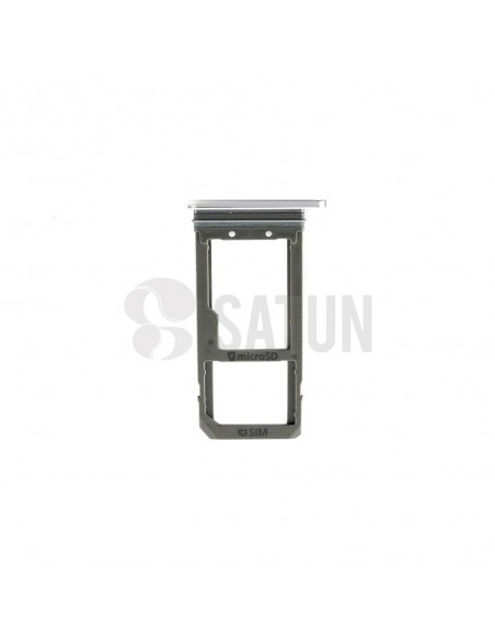 Bandeja SIM y microSD Samsung Galaxy S7 plata