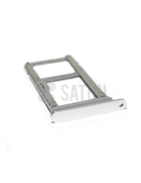 Bandeja SIM y microSD Samsung Galaxy S7 plata