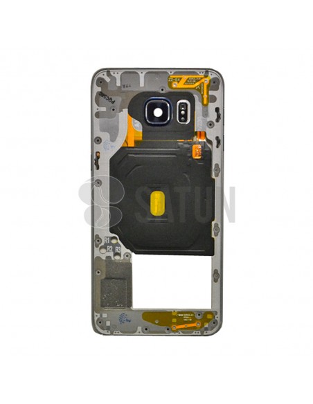 Carcasa intermedia Samsung Galaxy S6 Edge Plus negro