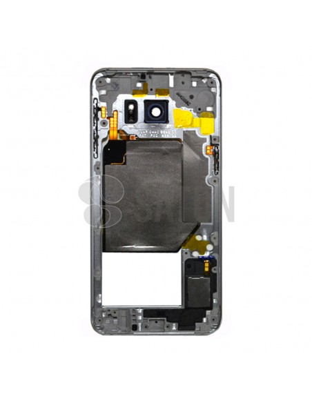 Carcasa intermedia Samsung Galaxy S6 Edge Plus negro