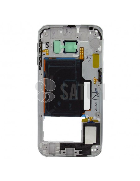 Carcasa intermedia Samsung Galaxy S6 Edge negro