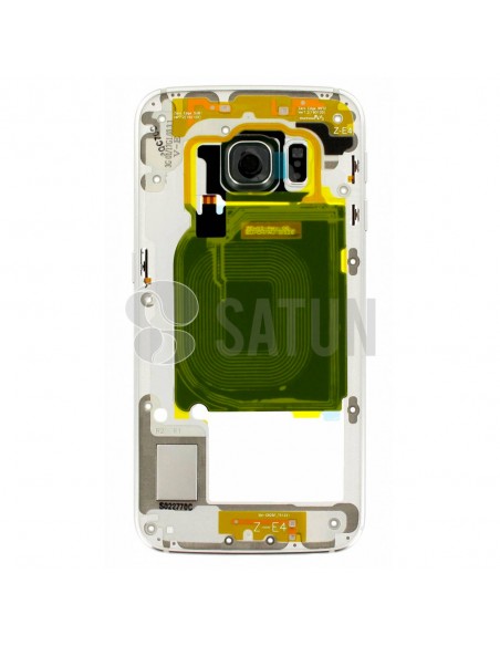 Carcasa intermedia Samsung Galaxy S6 Edge verde