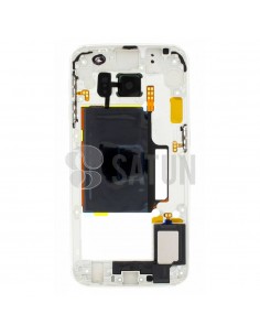 Carcasa intermedia Samsung Galaxy S6 Edge verde 2