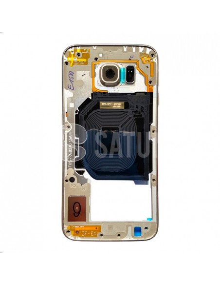 Carcasa intermedia Samsung Galaxy S6 oro