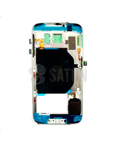 Carcasa intermedia Samsung Galaxy S6 blanco