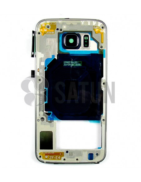 Carcasa intermedia Samsung Galaxy S6 negro